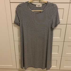 CJLA striped swing dress